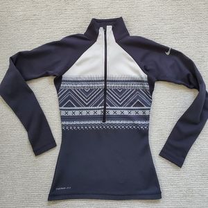 Womens Nike Pro quarter zip top